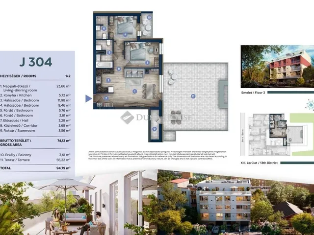 Eladó lakás Budapest XIII. kerület, Angyalföld 93 nm