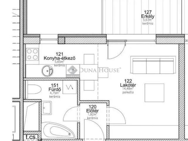 Eladó lakás Budapest VIII. kerület 29 nm