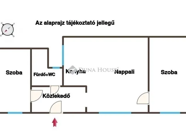 Eladó lakás Budapest V. kerület, Belváros 55 nm