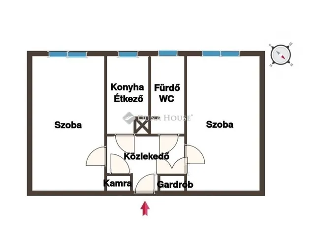 Eladó lakás Budapest IX. kerület, József Attila lakótelep 54 nm