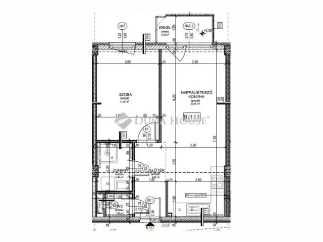 Eladó lakás Budapest VIII. kerület 43 nm