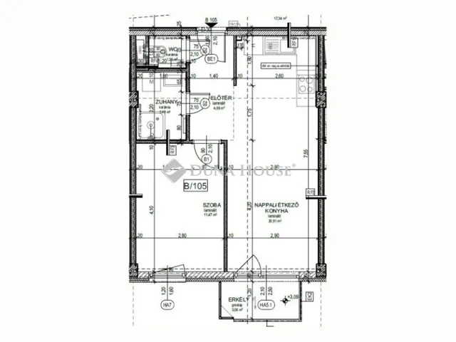 Eladó lakás Budapest VIII. kerület 43 nm