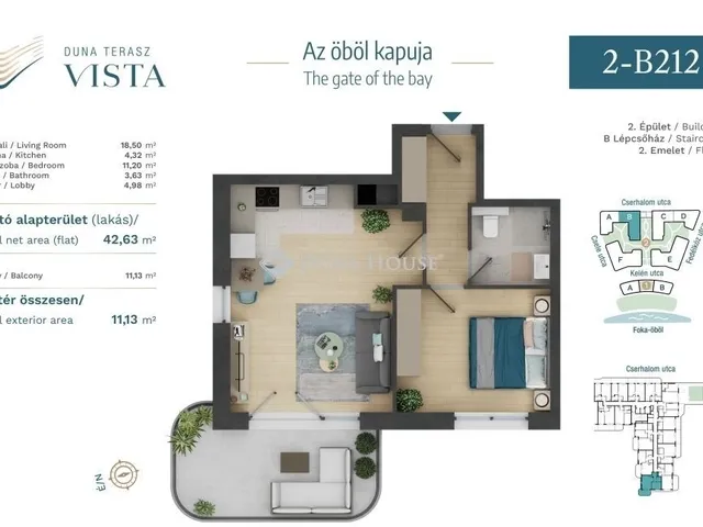 Eladó lakás Budapest XIII. kerület 48 nm