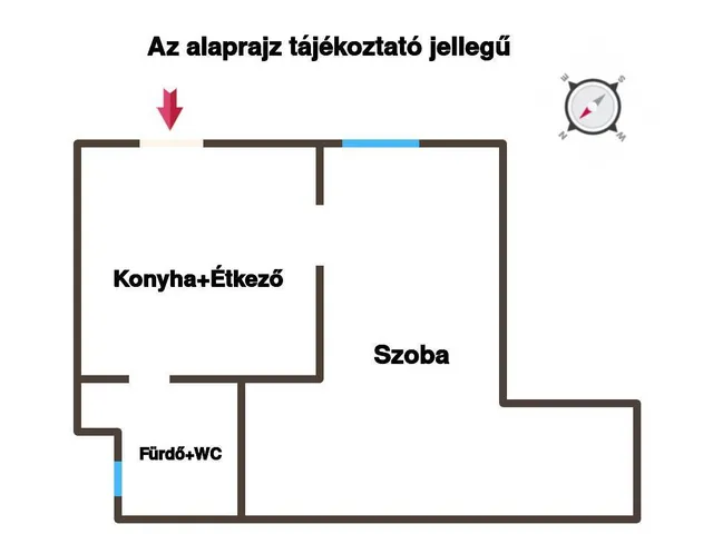 Eladó lakás Budapest VIII. kerület 34 nm