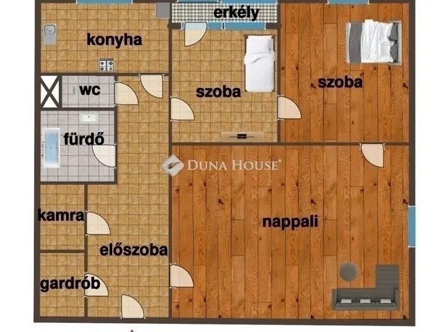 Eladó lakás Budapest XV. kerület, Pestújhely 63 nm