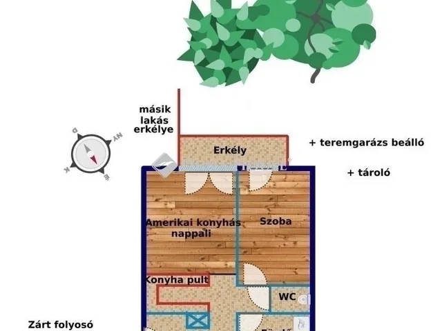 Eladó lakás Budapest XIII. kerület, Újlipótváros 47 nm