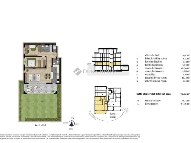 Eladó lakás Budapest II. kerület, Rózsadomb 89 nm