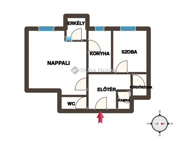 Eladó lakás Budapest VI. kerület 55 nm