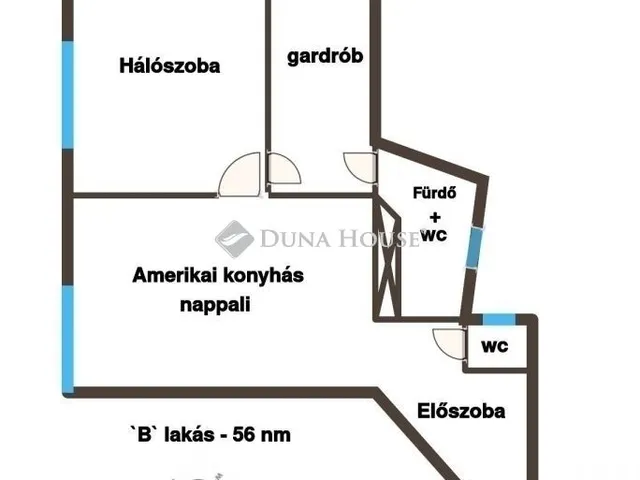 Eladó lakás Budapest IX. kerület 56 nm