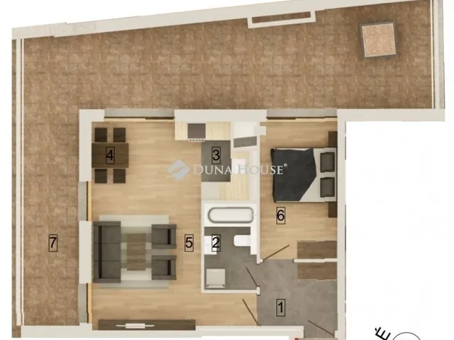 Eladó lakás Budapest VIII. kerület 60 nm