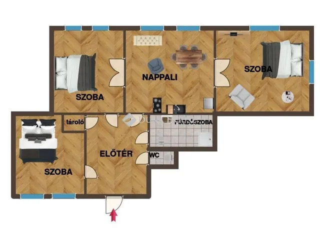 Eladó lakás Budapest VI. kerület 137 nm