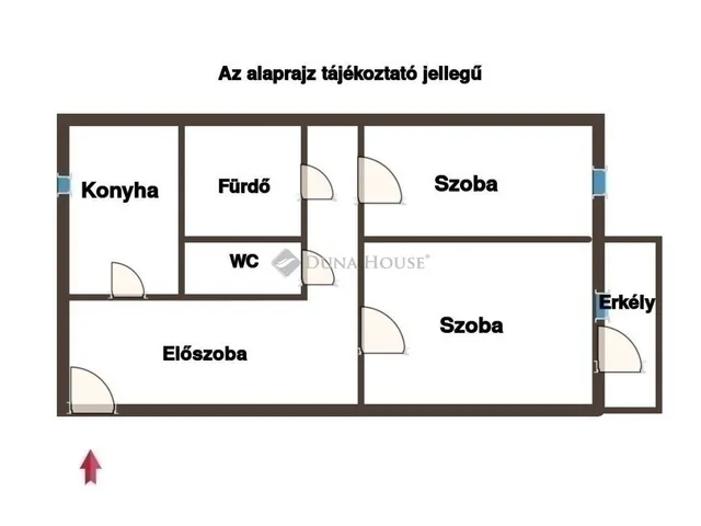 Eladó lakás Budapest VIII. kerület 51 nm