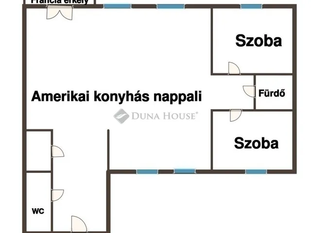 Eladó lakás Budapest VIII. kerület 52 nm