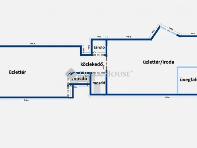 Eladó kereskedelmi és ipari ingatlan Budapest VIII. kerület 62 nm