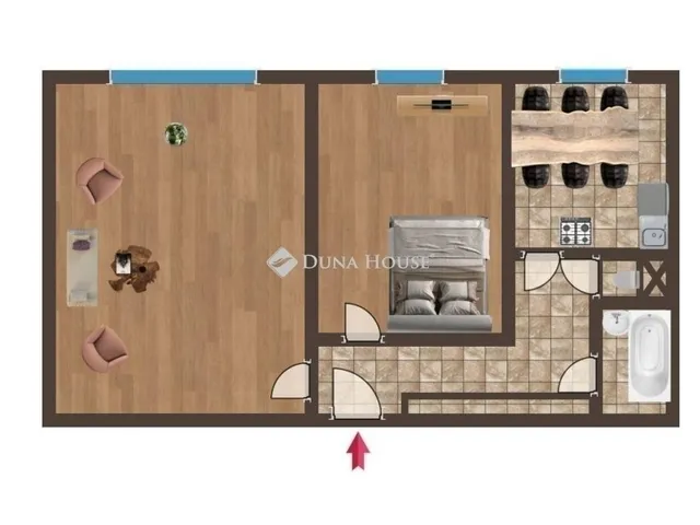 Eladó lakás Budapest XI. kerület, Albertfalva 45 nm