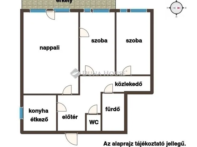 Eladó lakás Budapest IV. kerület 63 nm