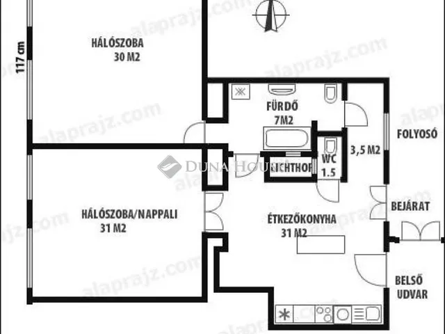 Eladó lakás Budapest VI. kerület 100 nm