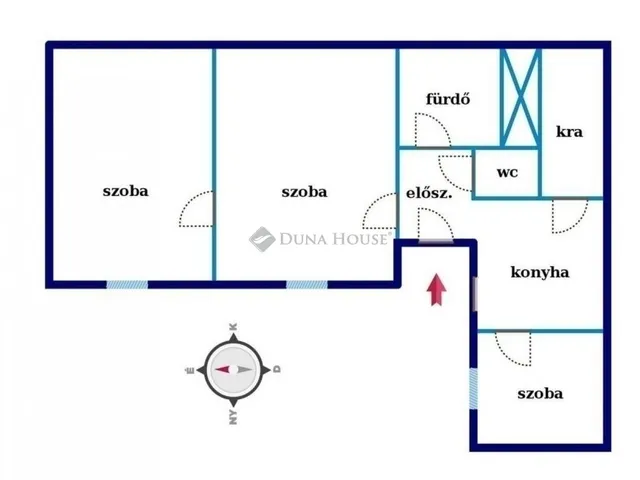 Eladó lakás Budapest VIII. kerület 62 nm