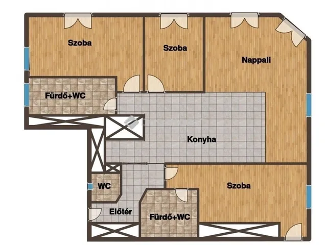 Eladó lakás Budapest III. kerület 92 nm