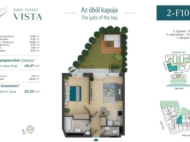 Eladó lakás Budapest XIII. kerület 46 nm