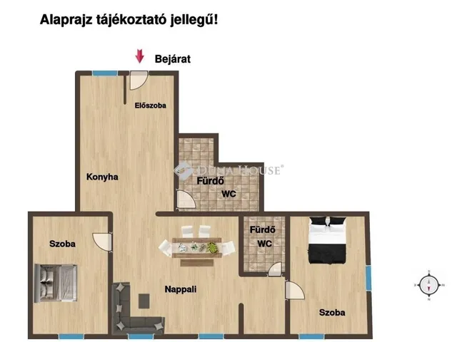 Eladó lakás Budapest VI. kerület 86 nm