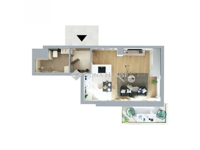 Eladó lakás Budapest VIII. kerület 46 nm