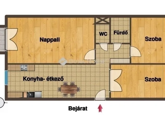 Eladó lakás Budapest III. kerület, Békásmegyer 74 nm