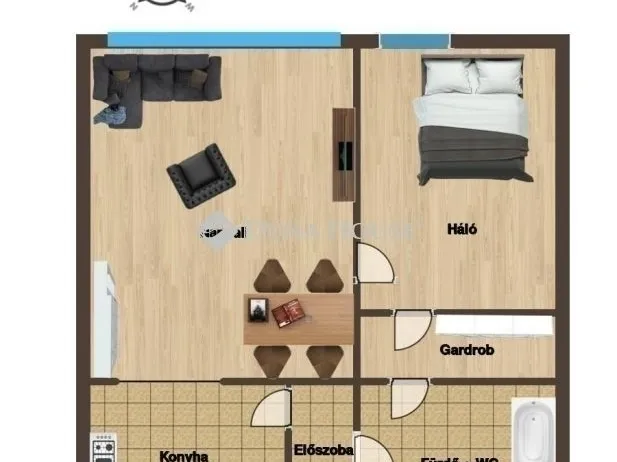 Eladó lakás Budapest XIV. kerület 46 nm