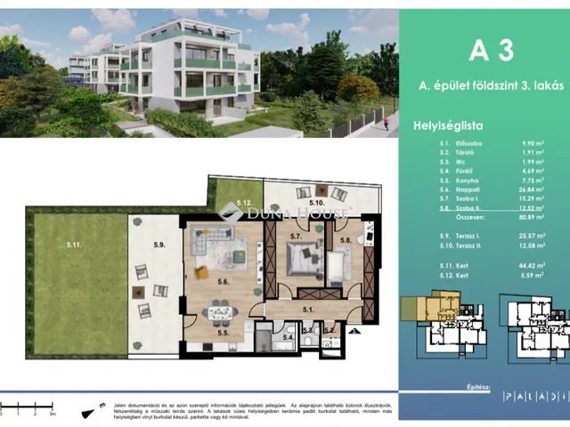 Eladó lakás Budapest XI. kerület, Őrmező 99 nm