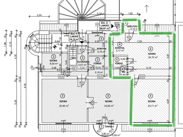 Eladó lakás Budapest XIV. kerület 59 nm