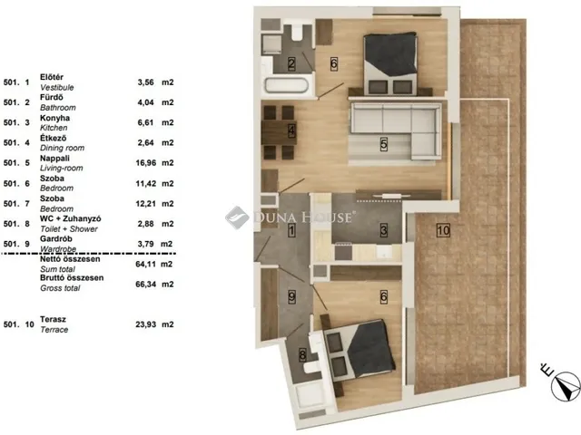 Eladó lakás Budapest VIII. kerület 75 nm