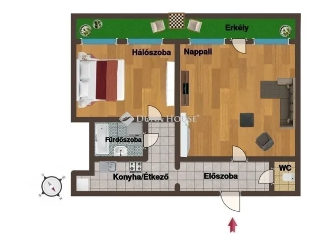 Eladó lakás Budapest XX. kerület, Pesterzsébet 52 nm