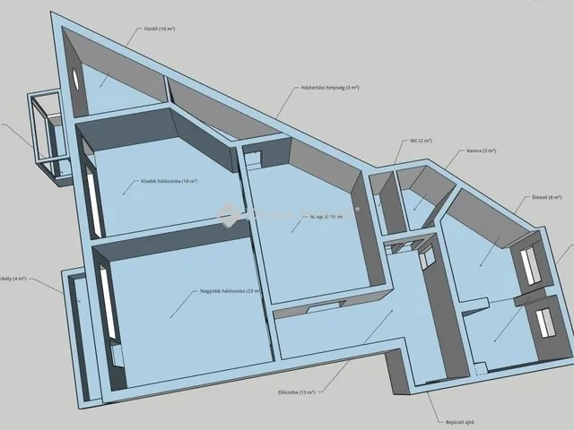 Eladó lakás Budapest VIII. kerület 99 nm