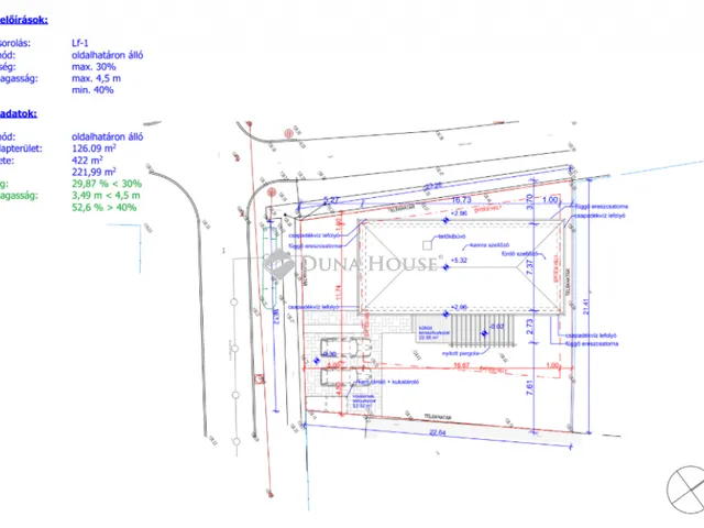 Eladó telek Pilis 422 nm