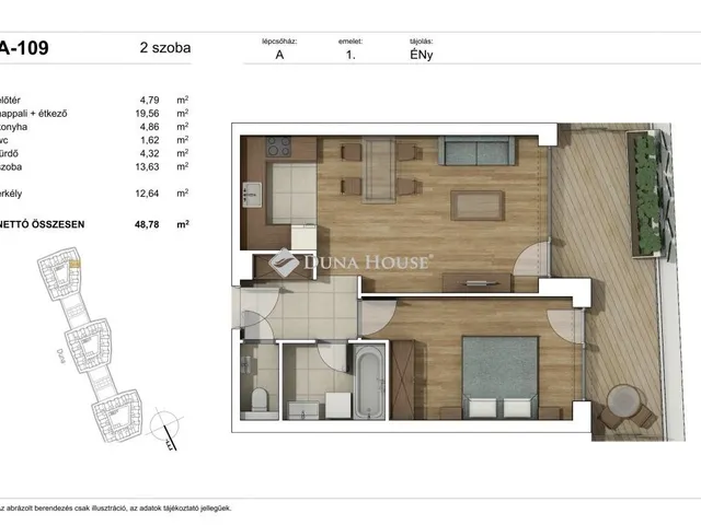 Eladó lakás Budapest XI. kerület 54 nm