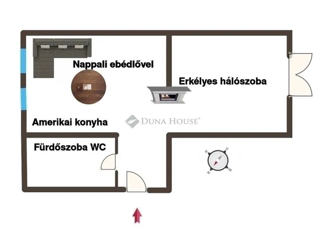 Eladó lakás Budapest XIII. kerület, Újlipótváros 47 nm