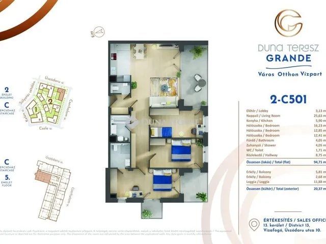 Eladó lakás Budapest XIII. kerület, Vizafogó 95 nm