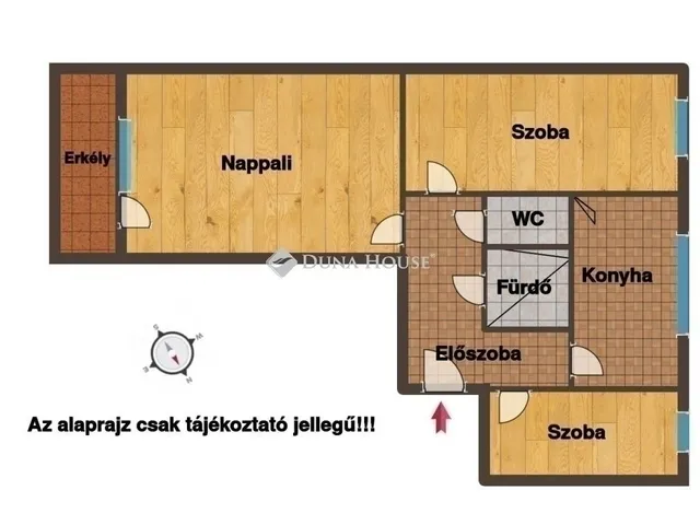 Eladó lakás Budapest XV. kerület, Újpalota 55 nm