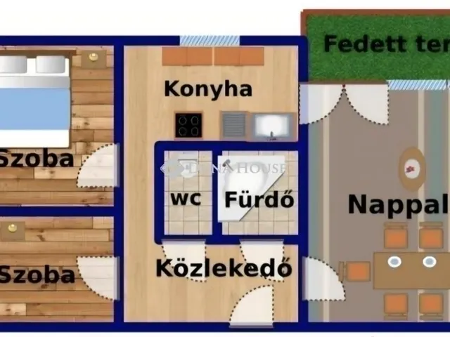 Eladó lakás Budapest XI. kerület, Albertfalva 53 nm