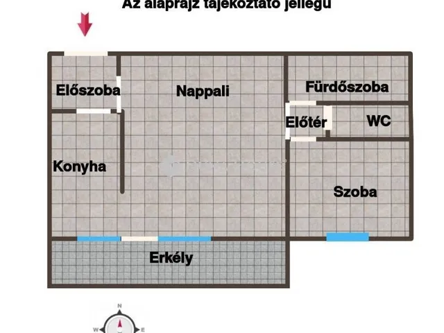 Eladó lakás Hajdúszoboszló 43 nm