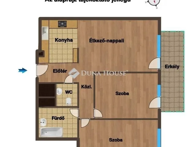 Eladó lakás Budapest VIII. kerület 65 nm