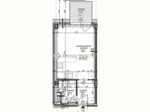 Eladó lakás Budapest VIII. kerület 28 nm