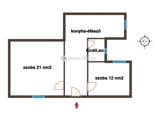 Eladó lakás Budapest VIII. kerület 53 nm