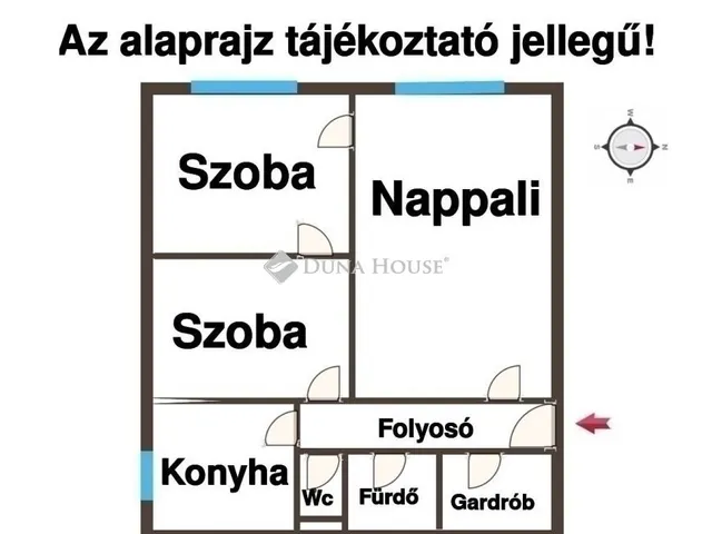Eladó lakás Budapest XV. kerület 53 nm