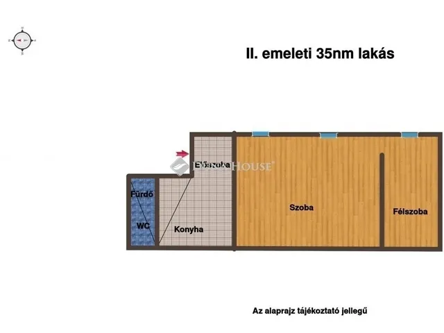 Eladó lakás Budapest VII. kerület 35 nm