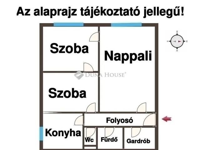 Eladó lakás Budapest XV. kerület 53 nm