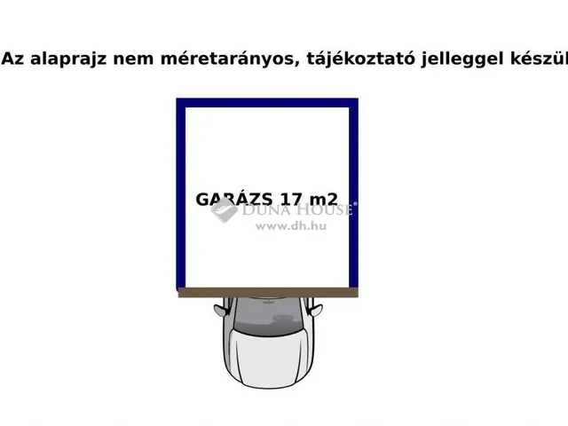 Eladó garázs Miskolc 17 nm