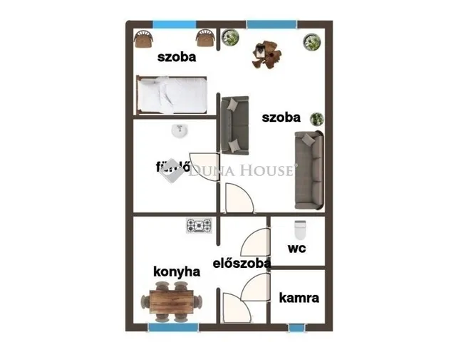 Eladó lakás Tiszaújváros 40 nm