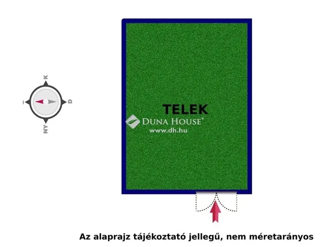 Eladó telek Csipkerek 1194 nm