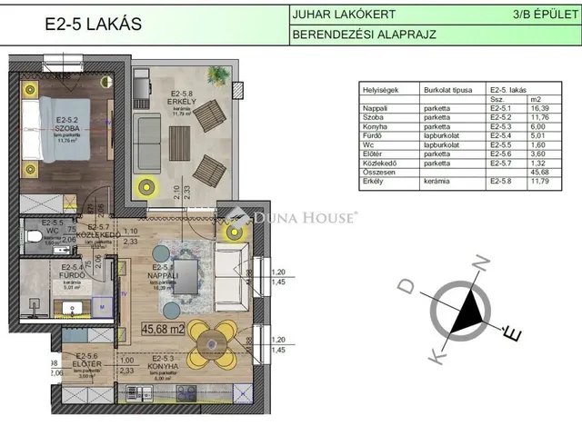 Eladó lakás Kőszeg 51 nm